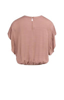 YAYA blouse knoopdetail - oud roze