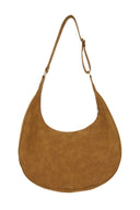 Zusss tas halve maan in de kleur cognac