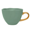 Urban Nature Culture mok L Good Morning in de kleur jade met een diameter van 11 cm