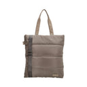 Zebra Trends shopper maat L uitgevoerd in de kleur donkertaupe met puffer design