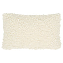 Urban Nature Culture kussen in offwhite met shaggy bouclé textuur