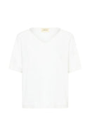 Cream shirt gebreid - snow white