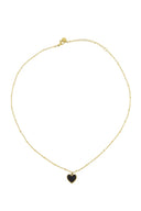 Goudkleurige Zusss ketting met een hartvormige bedel.