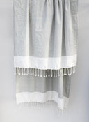 Leeff handdoek hammam - lichtgrijs