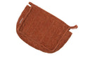 MrsBloom toilettas in corduroy stof in de kleur terra