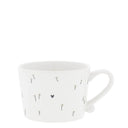 Bastion Collections mok s daisies in aardewerk met bloemmotief