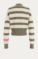 Anna Blue vest stripe