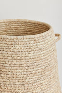 Mand met deksel xl - naturel