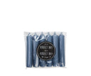 Set van 6 dinerkaarsjes in de kleur Whale Blue van het merk Rustik Lys
