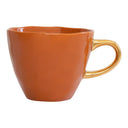 Oranje Urban Nature Culture mok s good morning met goudkleurig oortje