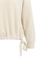 YAYA trui strikdetail - kit beige