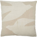 House Doctor kussenhoes birds met geborduurd vogelmotief in 50 bij 50 cm