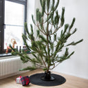 by Benson kerstboomstandaard rond deluxe - zwart