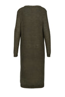 Zusss lang gebreid vest - groen