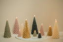 Kaars kerstboom xl - goud