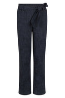 Zoso broek belamy in het zwart met flair pijpen
