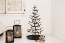 Kerstboom metaal l - zwart