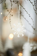 Ib Laursen sneeuwvlok papier - wit