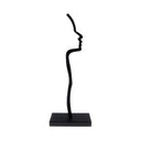 Zwart metalen silhouette in een minimalistische vorm van het merk Storefactory