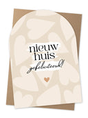 A5 wenskaart van Jots met koperfolie details en een kraft envelop