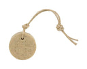Mijn Stijl zeephanger rond in de kleur taupe met een touwtje