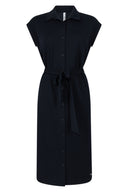 Zoso jurk mason in de kleur navy