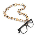 Looplabb leesbril ketting - light turtle