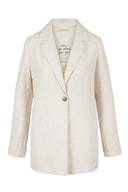 Zusss blazer linnen in de kleur zand
