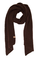 Zusss sjaal boucle - chocoladebruin