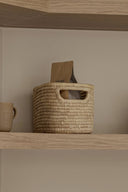 Mand sakoa s naturel van palmvezel