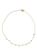 Goudkleurige Zusss ketting met druppelvormige hanger