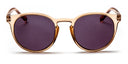 Looplabb zonneleesbril papillon in champagne kleur