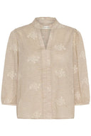Cream blouse korey - bruin