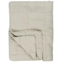 Ib Laursen plaid in de kleur fog met doorgestikt patroon