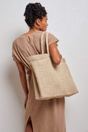 Shopper tote jamina jute - naturel