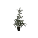 Kunstkerstboom Lund in donkerbruin en groen, 90 cm hoog