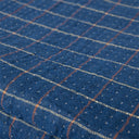 HKliving plaid sherpa - blauw