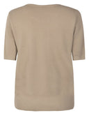 Zoso shirt gebreid - zand