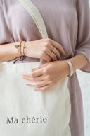 Zusss armband initialen - zilver