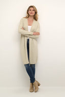 Cream vest - oat melange