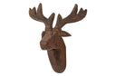 Bruin houten wanddecoratie rendier van BePureHome