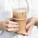 Bastion Collections latte glas ribbel