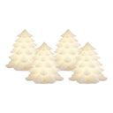 Wit LED kerstboomkaarsje van DeluxeHomeart met een realistische vlam