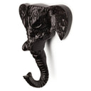 Zwarte metalen wandhaak in de vorm van een olifant van het merk KidsDepot