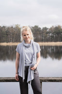 Zusss sjaal basic - grijs