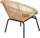 Stoel lounge rotan