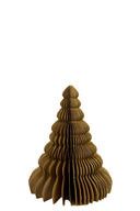 Gouden papieren kerstboom van MrsBloom met verfijnde gouden rand.