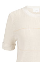 YAYA shirt met strepen - ecru