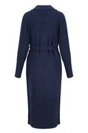 Zusss vest met ceintuur - blauw