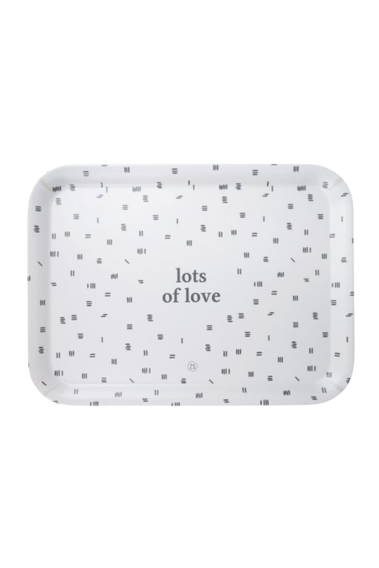 Zusss dienblad lots of love | Zand en Zwart – CountryatHome